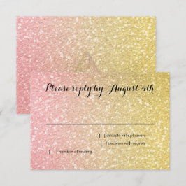 Coral RSVP de degradado Purpurinoso