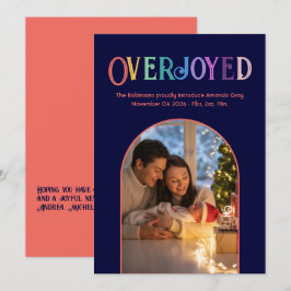 Coral Spark Xmas bebé Nacimiento Foto de anuncio