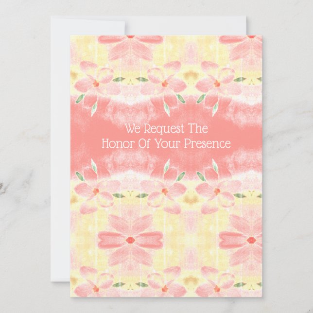 Coral Y Amarillo (Anverso)