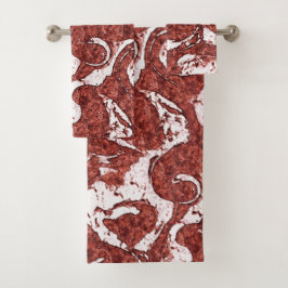 Corales rocosos accidentados y puntos blancos