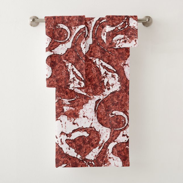 Corales rocosos accidentados y puntos blancos (In situ)