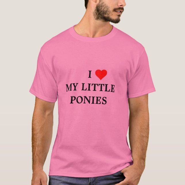 CORAZCO MI PEQUEÑA camiseta DE PONIES (Anverso)