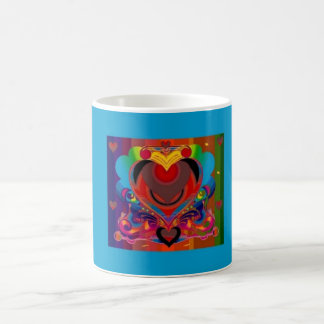 Corazón 01 de la taza de café