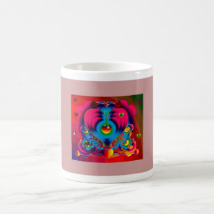 Corazón 04 de la taza de café