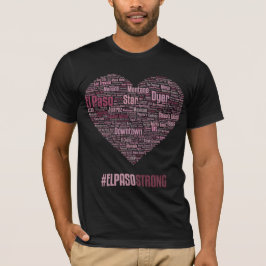 Corazón 2019 de El Paso - camiseta de la oscuridad
