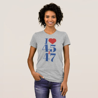 Corazón 45 y camiseta 47