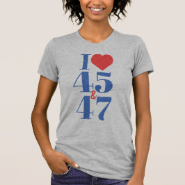 Corazón 45 y camiseta 47