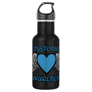 Corazón/Alas... Botella de agua de acero inoxidabl