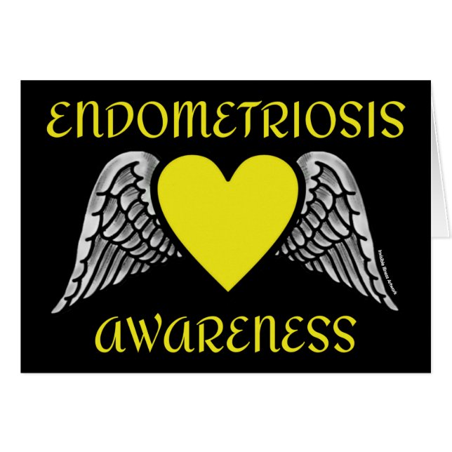 Corazón/Alas... Endometriosis (Anverso (Horizontal))