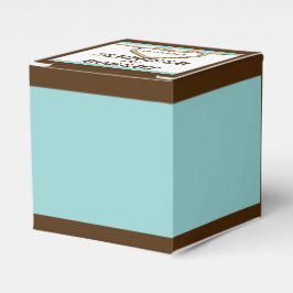 Corazón Amor Knot caja de favores de la boda occid