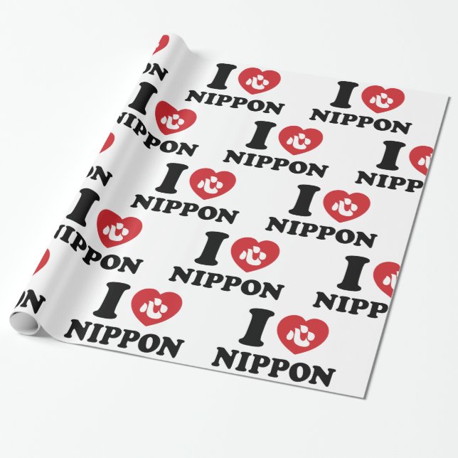 CORAZÓN [AMOR] PAPEL DE RAPAS DE NIPPON (Desenrollado)