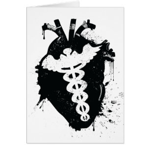 corazón anatómico caduceus