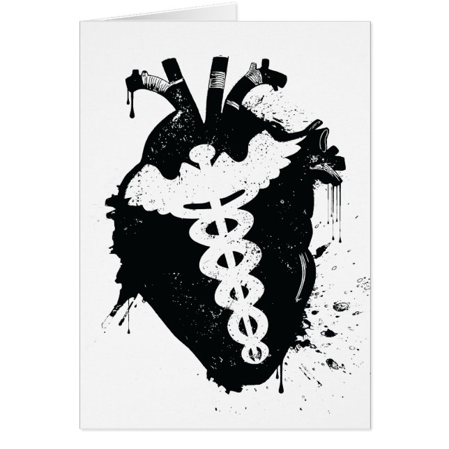 corazón anatómico caduceus (Frente)