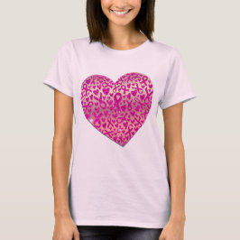 Corazón apoyo contra el Cáncer de Mama Camiseta