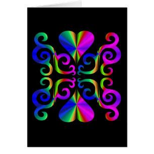Corazón arcoiris