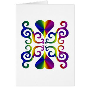 Corazón arcoiris