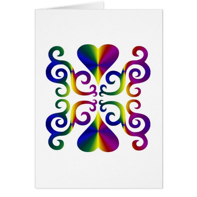 Corazón arcoiris (Frente)