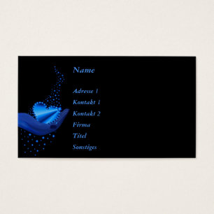 Corazón arcoiris azul con estrellas