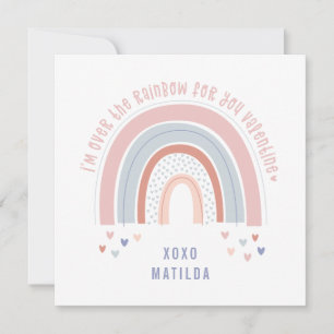 Corazón arcoiris lindo salón de fotos valentía