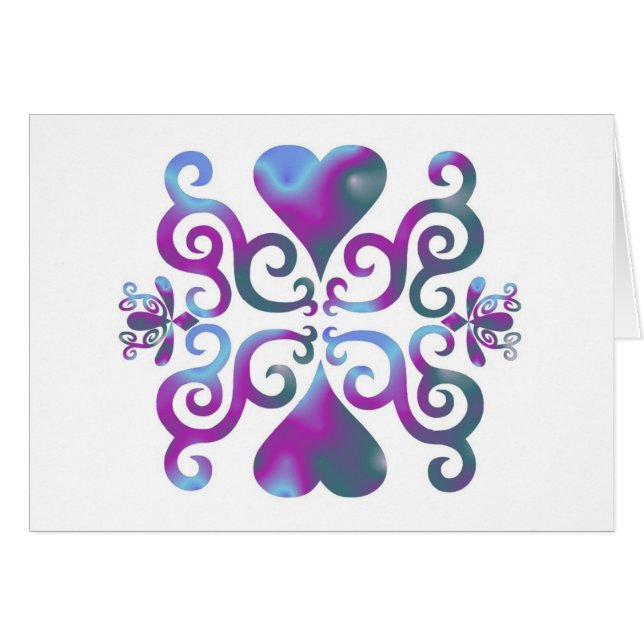 Corazón arcoiris y Lily (Anverso (Horizontal))