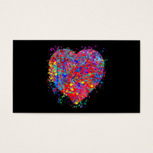 Corazón, arte del goteo