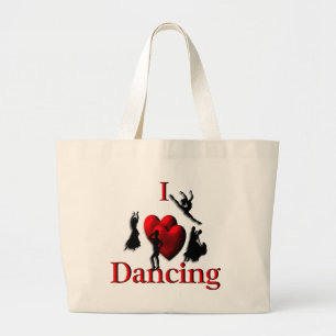 Corazón bailando una gran bolsa de té