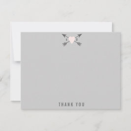 Corazón boda + Flechas Gracias Cartas De Nota