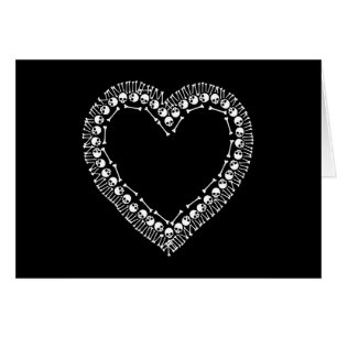 Corazón bonito del cráneo