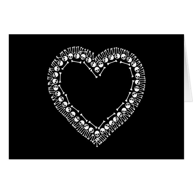 Corazón bonito del cráneo (Anverso (Horizontal))