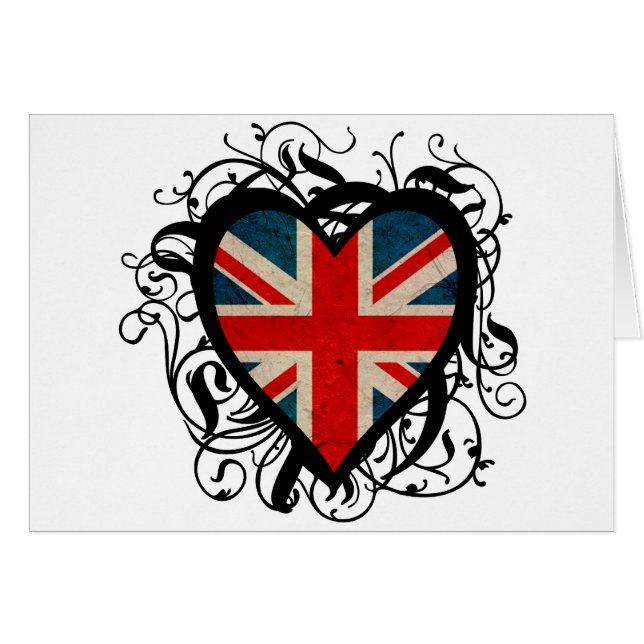 Corazón británico decorativo (Anverso (Horizontal))