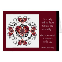 Corazón caleidoscópico Card.4