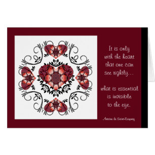 Corazón caleidoscópico Card.4