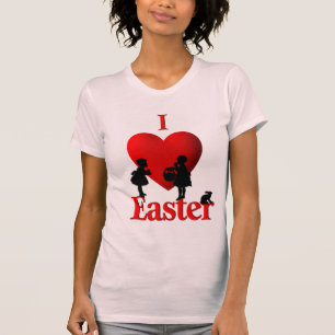 Corazón Camisetas De Pascua