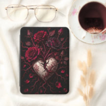 Corazón Carmesí Atado con Espinas