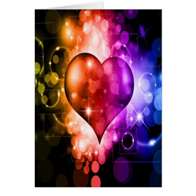 Corazón colorido y magnífico (Frente)