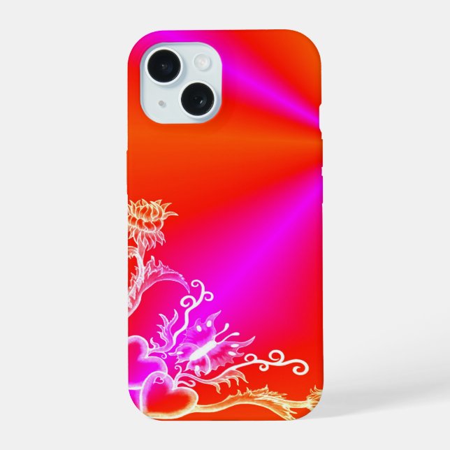 Corazón con Flor y Mariposa (Reverso )