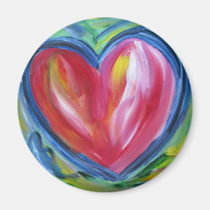 Corazón con imán de esperanza