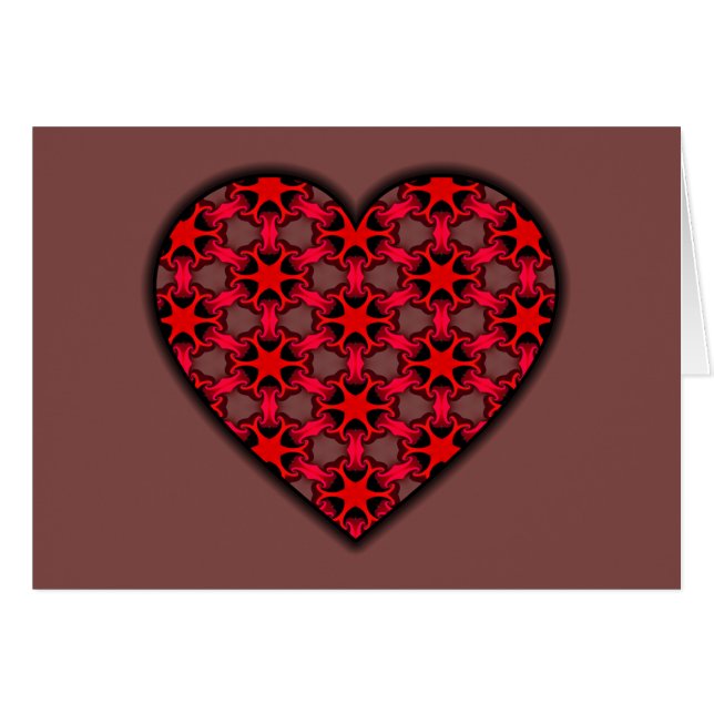 Corazón Cósmico Rojo (Anverso (Horizontal))
