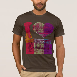 Corazón de 1980 camiseta vintage