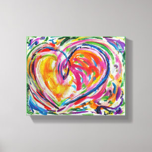 Corazón de alegría pintura pintura pintura arte