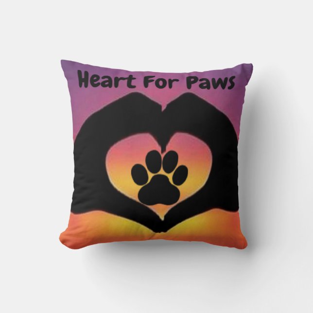 Corazón de almohada para las garras (Anverso)