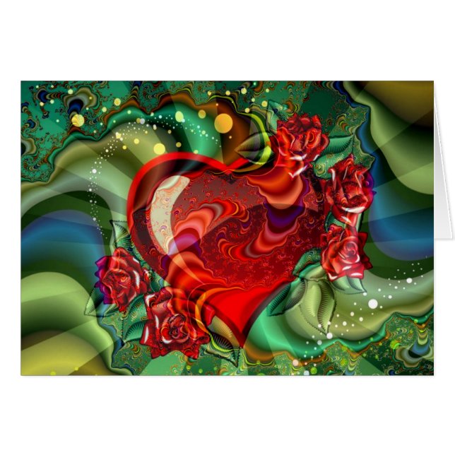 Corazón de amor (Anverso (Horizontal))