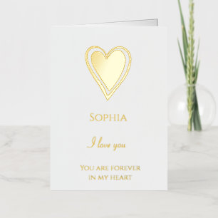 Corazón de amor romántico para siempre