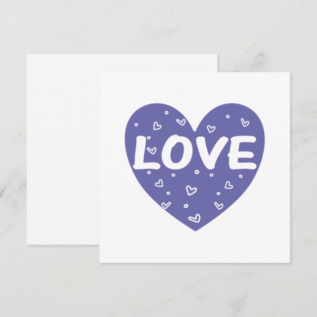 Corazón de amor Veri Peri (Anverso / Reverso)