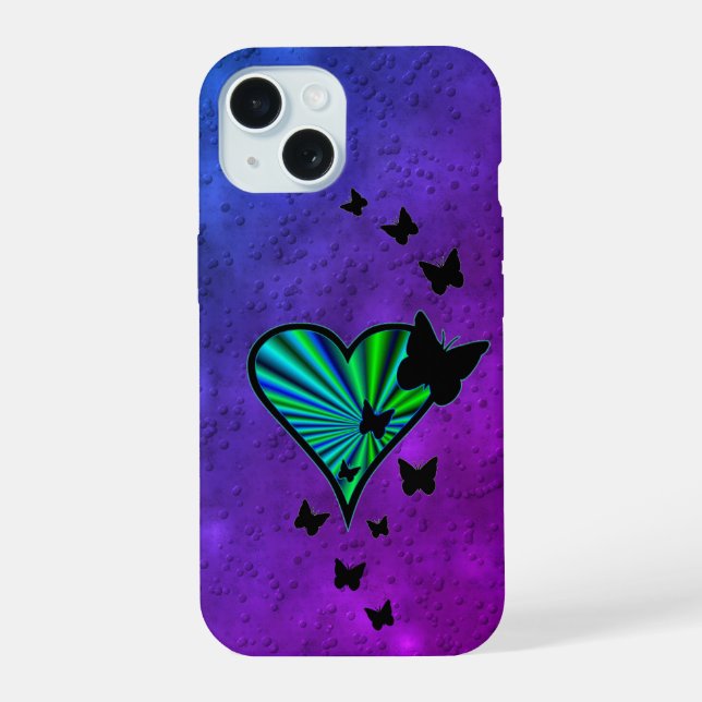 Corazón de Arcoíris y Mariposa (Reverso )