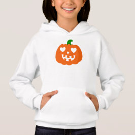 corazón de calabaza de Halloween naranja jack-o-la