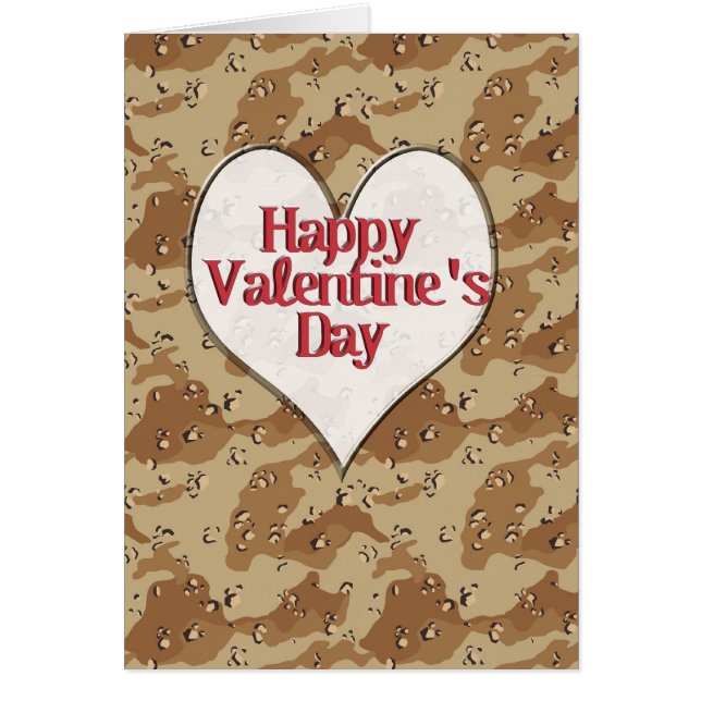 Corazón de camuflaje (¡Sorpresa por dentro!) (Frente)