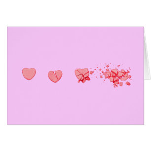 Corazón de caramelo destrozado