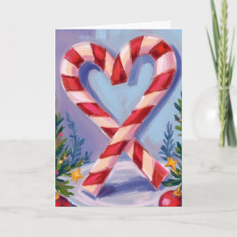 Corazón de Caramelo Feliz Navidad