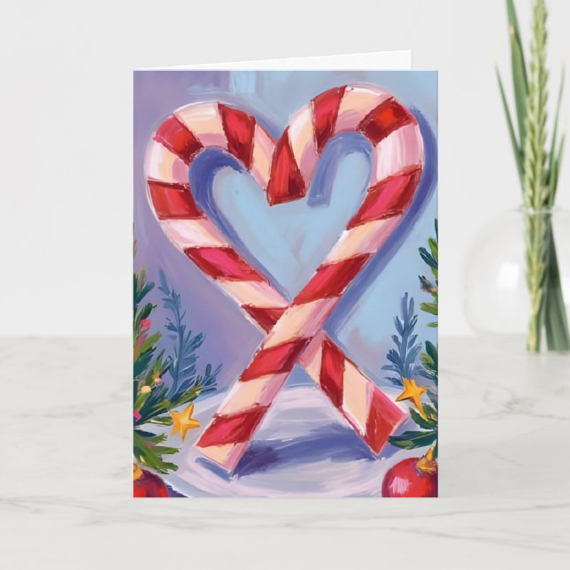 Corazón de Caramelo Feliz Navidad (Anverso)